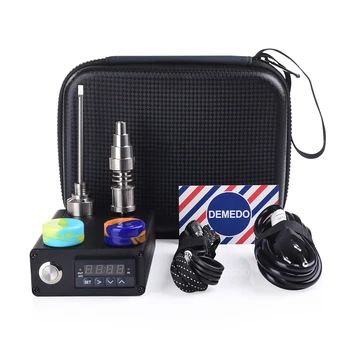 Electric 20mm Titanium Enail Kit With Titanium nail Carb Cap Dabber PID Temperature Control Silicone Jar Enail Dab E Quartz Nail
Electric 20mm Titanium Enail Kit With Titanium nail Carb Cap Dabber PID Temperature Control Silicone Jar Enail Dab E Quartz Nail
