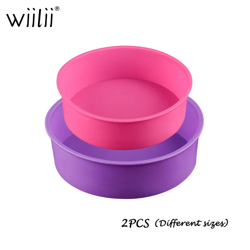 DIY Birthday Cake Silicone Mold For Chiffon Sponge Cake 3D Brownie Bread Bakeware Round Non Stick Mousse Loaf pans Baking Tray
DIY Birthday Cake Silicone Mold For Chiffon Sponge Cake 3D Brownie Bread Bakeware Round Non Stick Mousse Loaf pans Baking Tray
