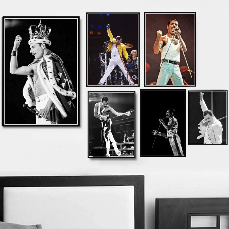 Freddie Mercury Queen Musician Art Poster Canvas Painting Wall Picture Home Decor Posters and Prints
Freddie Mercury Queen Musician Art Poster Canvas Painting Wall Picture Home Decor Posters and Prints