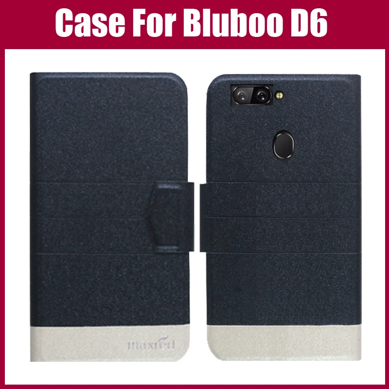 Hot Sale! Bluboo D6 Case New Arrival 5 Colors High Quality Flip Ultra-thin Phone Leather Protective Cover For | Мобильные телефоны