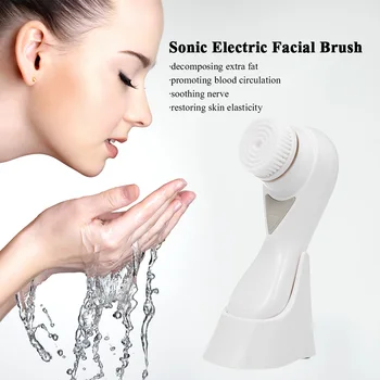 Sonic Electric Facial Brush Cleansing Rechargeable Face Deep Cleaning Brush Pore Skin Wash Brush Blackhead Exfoliator US Plug
Sonic Electric Facial Brush Cleansing Rechargeable Face Deep Cleaning Brush Pore Skin Wash Brush Blackhead Exfoliator US Plug