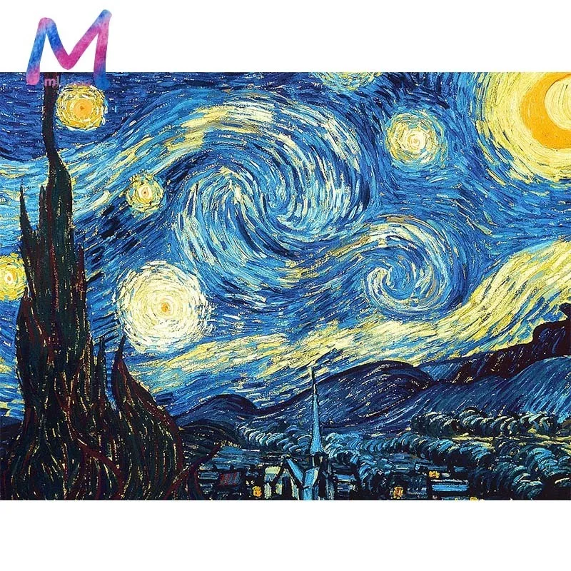 MIAODU Home Decoration DIY 5D Diamond Embroidery Van Gogh Starry Night Cross Stitch kits Abstract Oil Painting Resin Hobby Craft
MIAODU Home Decoration DIY 5D Diamond Embroidery Van Gogh Starry Night Cross Stitch kits Abstract Oil Painting Resin Hobby Craft
