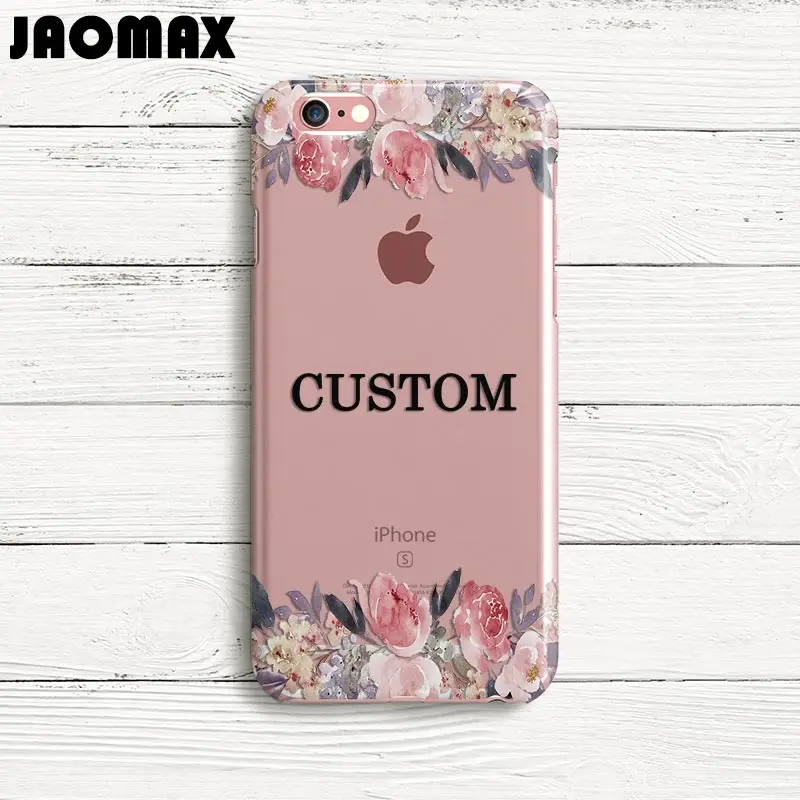 Jaomax DIY Custom Name Flower Cover Case For iPhone XR XS MAX 8 6 6S Plus 5 5S 7P X Transparent Silicone Soft Design Phone Cases
Jaomax DIY Custom Name Flower Cover Case For iPhone XR XS MAX 8 6 6S Plus 5 5S 7P X Transparent Silicone Soft Design Phone Cases