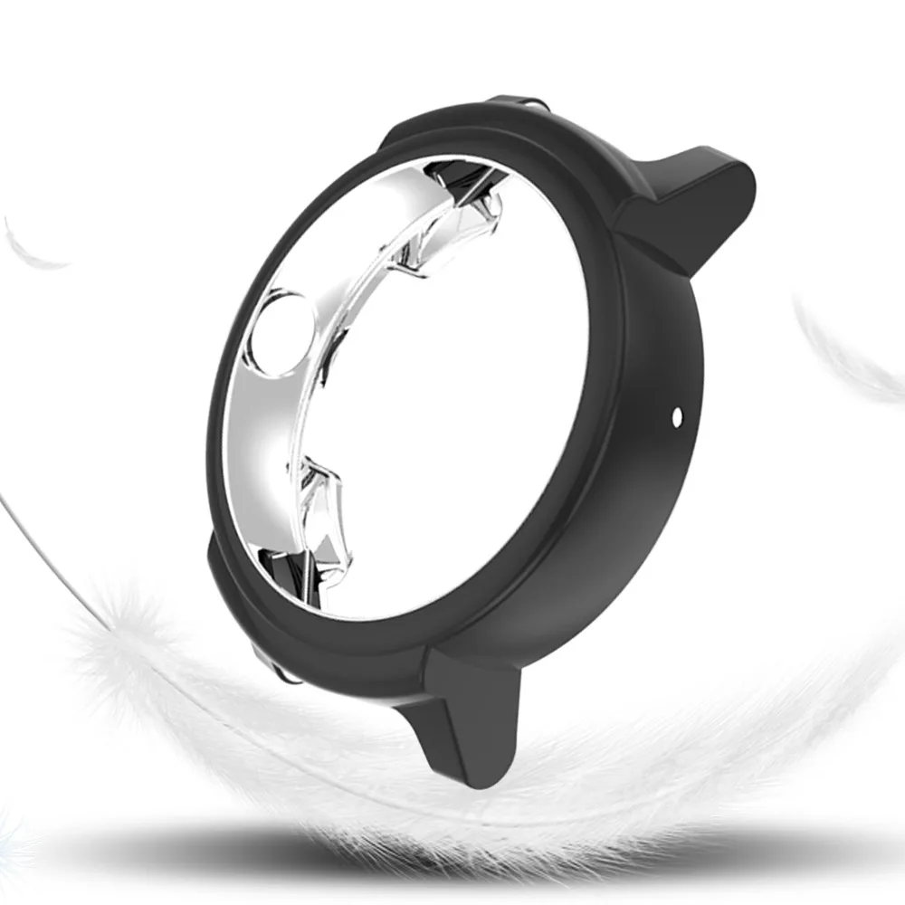 Case Protector for Ticwatch E,Unti-Shock Plated TPU Watch Cover Soft Silicone Protective Bumper Shell Accessories Black Silver
Case Protector for Ticwatch E,Unti-Shock Plated TPU Watch Cover Soft Silicone Protective Bumper Shell Accessories Black Silver