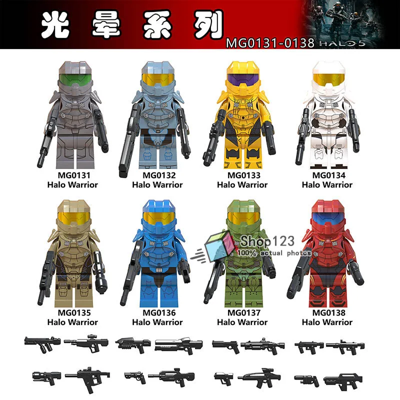 Halo Spartan Soliders Game Halo Warrior With Weapons Building Blocks Friends Toys Compatible with
Halo Spartan Soliders Game Halo Warrior With Weapons Building Blocks Friends Toys Compatible with