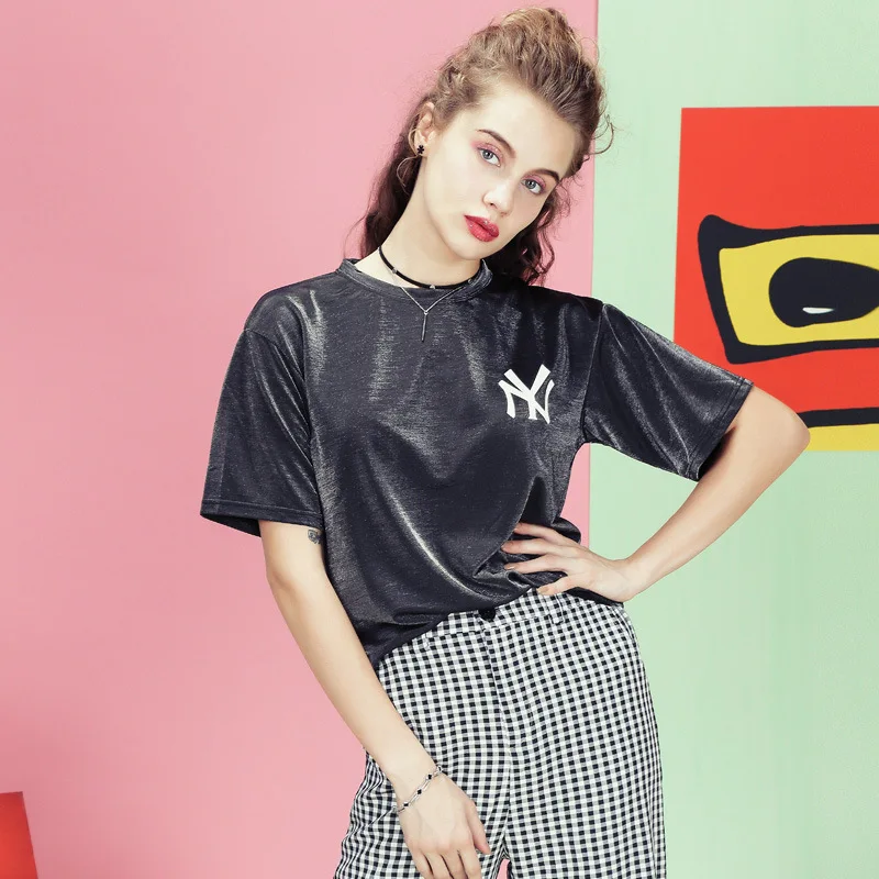 LISER Shirts Women 2019 Short Print Basic T Shirt 90s O-neck Casual Harajuku T-shirt Streetwear Womens Clothing
LISER Shirts Women 2019 Short Print Basic T Shirt 90s O-neck Casual Harajuku T-shirt Streetwear Womens Clothing
