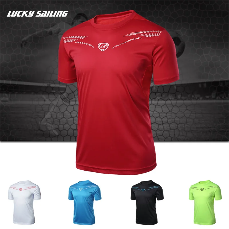 Brand New Mens Summer Style Soccer Jerseys Running T-shirt Short-sleeve Quick Dry Slim Fit O-neck t shirts sports Tops 2018 Male 
Brand New Mens Summer Style Soccer Jerseys Running T-shirt Short-sleeve Quick Dry Slim Fit O-neck t shirts sports Tops 2018 Male