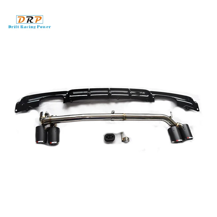 pp car bumper diffuser gloss black with carbon fiber exhaust muffler tail pipe fit for BMW M sport 316 318 320 330 in 17-19
pp car bumper diffuser gloss black with carbon fiber exhaust muffler tail pipe fit for BMW M sport 316 318 320 330 in 17-19
