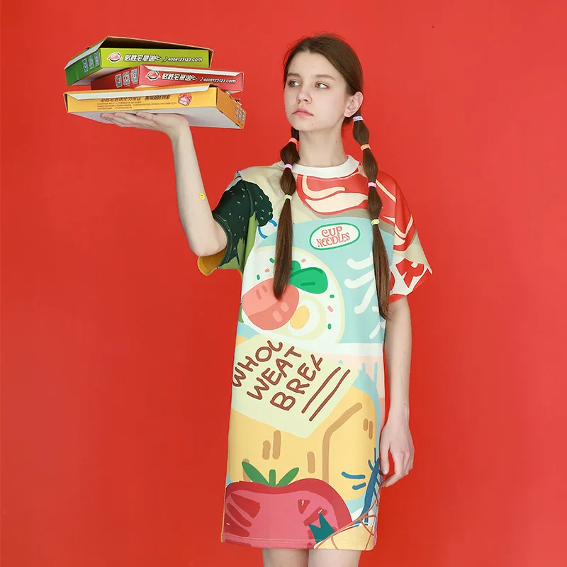 New Fashion Long Shift Dresses Women 2018 Summer Ladies Heather O-Neck Short Sleeve Casual T-shirt Printing Dresses
New Fashion Long Shift Dresses Women 2018 Summer Ladies Heather O-Neck Short Sleeve Casual T-shirt Printing Dresses