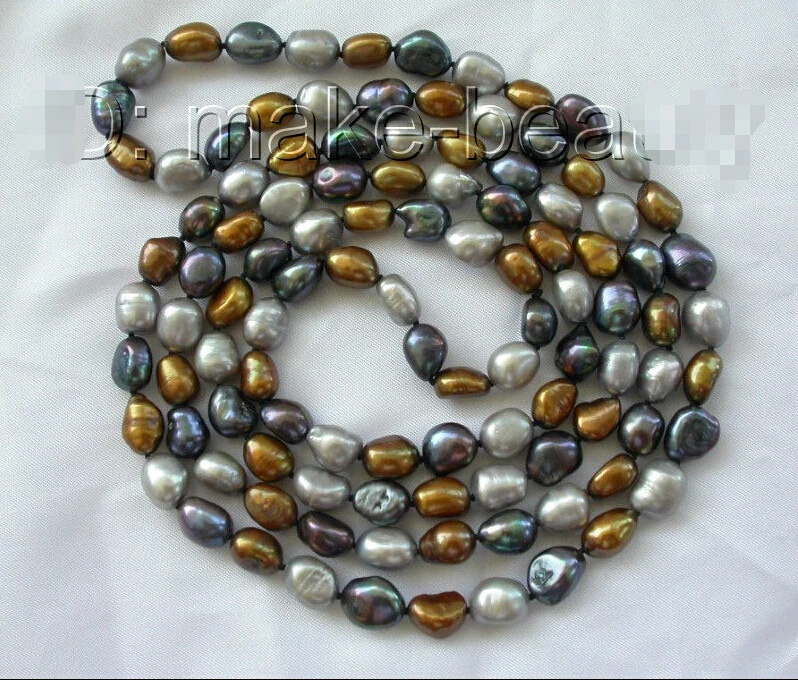 FREE shipping>>>>stunning long 50" 11mm baroque multicolor freshwater pearl necklace b453 new
FREE shipping>>>>stunning long 50" 11mm baroque multicolor freshwater pearl necklace b453 new