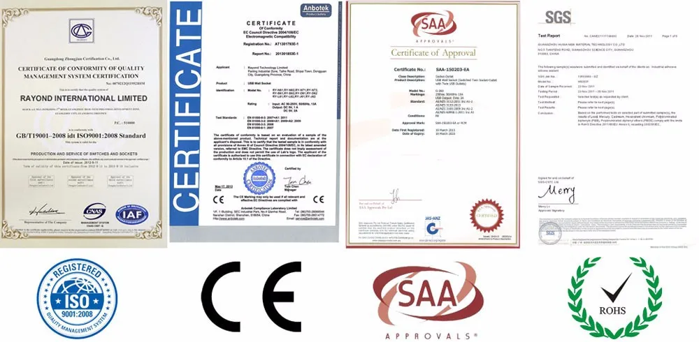 CE-SAA-ROHS-ISO-Certificates-Rayond-International-Limited