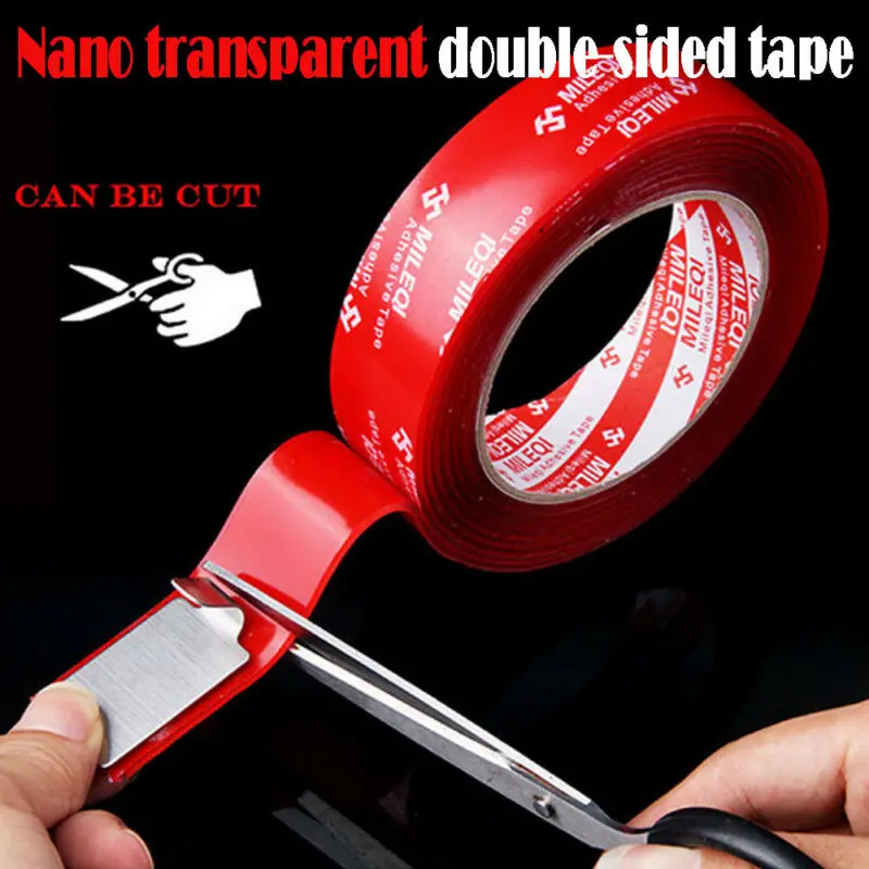 5m Double-Sided Adhesive Nano Traceless Tape Removable Sticker Washable Adhesive Loop Disks Tie Glue Gadge
5m Double-Sided Adhesive Nano Traceless Tape Removable Sticker Washable Adhesive Loop Disks Tie Glue Gadge