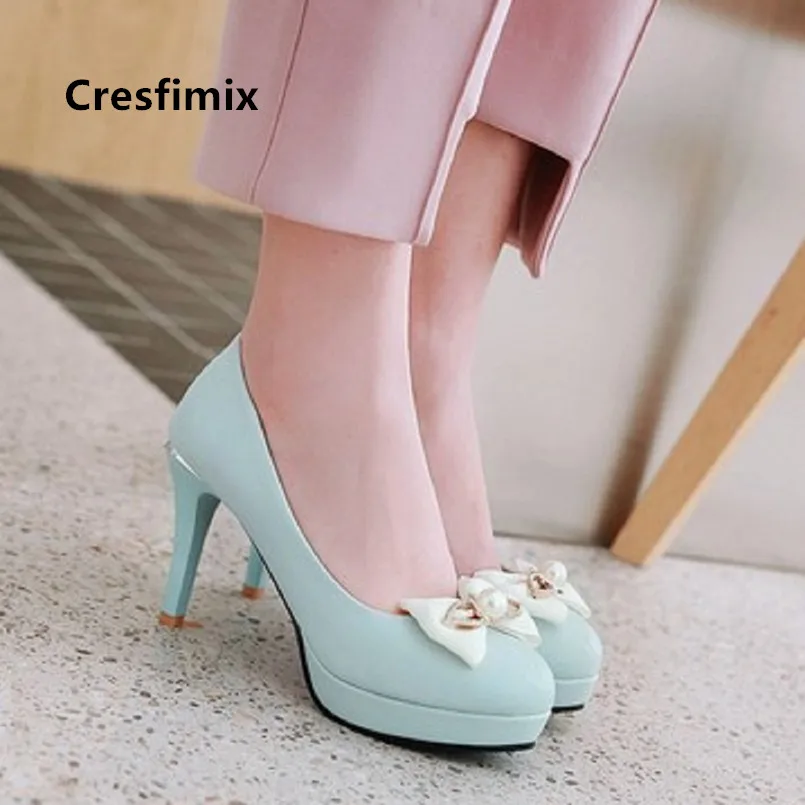 Cresfimix Talon Femme Women Fashion Comfortable Pu Leather High Heel Pumps Lady Black Party High Heel Shoes Cool Shoes B5461
Cresfimix Talon Femme Women Fashion Comfortable Pu Leather High Heel Pumps Lady Black Party High Heel Shoes Cool Shoes B5461