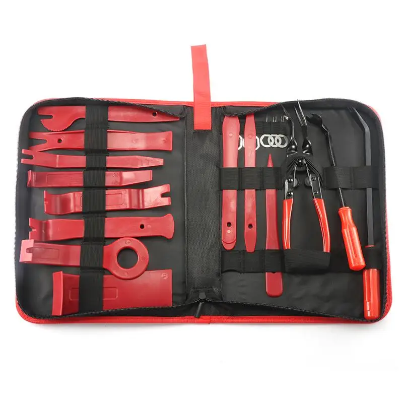 19pcs Portable Auto Car Radio Panel Door Clip Panel Trim Dash Audio Removal Installer Pry Kit Repair Tool Car-Styling Kit Tool
19pcs Portable Auto Car Radio Panel Door Clip Panel Trim Dash Audio Removal Installer Pry Kit Repair Tool Car-Styling Kit Tool
