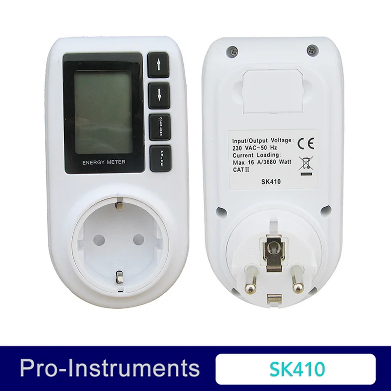 EU plug Digital Volt Voltage Wattmeter Power Analyzer Electronic Power Energy Meter SK410Automatic Kwh Power Switch Dropshipping
EU plug Digital Volt Voltage Wattmeter Power Analyzer Electronic Power Energy Meter SK410Automatic Kwh Power Switch Dropshipping