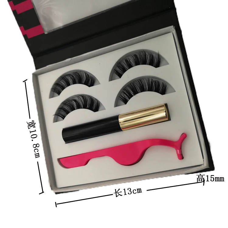 Magnetic Eyeliner and 3D Magnetic Eyelash Kit Reusable Silk False Lashes Natural Look No Glue Eye Lash on 3 Magnets
Magnetic Eyeliner and 3D Magnetic Eyelash Kit Reusable Silk False Lashes Natural Look No Glue Eye Lash on 3 Magnets