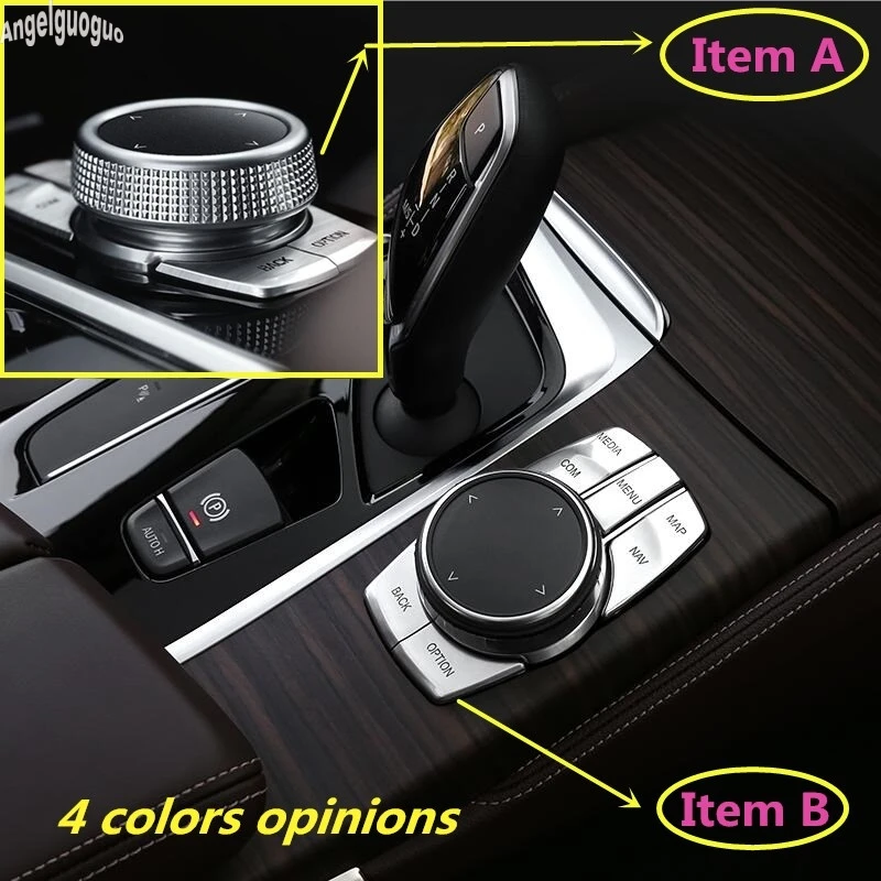 For BMW GT6 5 7 Series G30 X3 G01 X4 G02 G11 G12 Car Interior Multimedia Button Cover Idriver Knob Trim Ring Car-styling Sticker
For BMW GT6 5 7 Series G30 X3 G01 X4 G02 G11 G12 Car Interior Multimedia Button Cover Idriver Knob Trim Ring Car-styling Sticker