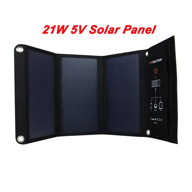 Foldable 5V 21W Solar Panel Dual USB Solar Cells Charger For Smartphones Pad MP4 MP3 Player Outdoor Solar Battery Power Bank
Foldable 5V 21W Solar Panel Dual USB Solar Cells Charger For Smartphones Pad MP4 MP3 Player Outdoor Solar Battery Power Bank