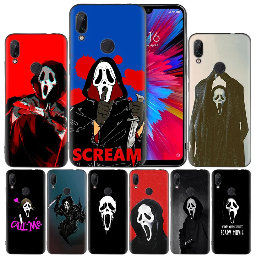 Ghostface Scream Silicone Case Cover for Xiaomi Redmi Note 7 7A 7S K20 Y3 6 6A S2 GO 5X 6X Mi A1 A2 8 9T Play Lite Pro Poco F1
Ghostface Scream Silicone Case Cover for Xiaomi Redmi Note 7 7A 7S K20 Y3 6 6A S2 GO 5X 6X Mi A1 A2 8 9T Play Lite Pro Poco F1
