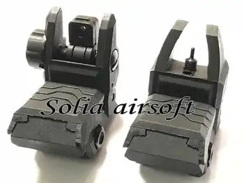Floding back-up polymer sight front and rear hunting Rifle scopes for 20mm rail mount AR15 M4 arisoft
Floding back-up polymer sight front and rear hunting Rifle scopes for 20mm rail mount AR15 M4 arisoft