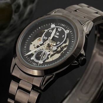 Class Black Steel Design New Fashion Skeleton Mechanical Watch Men Luxury Brand SEWOR BRAND Wrist Watches Men Relogio Masculino
Class Black Steel Design New Fashion Skeleton Mechanical Watch Men Luxury Brand SEWOR BRAND Wrist Watches Men Relogio Masculino
