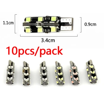 10PCS/pack CANBUS T10 LED cree LED chip SMD white crystal blue purple red yellow Lights ERRO FREE 194 168 W5W 2825 Bulb Lamp
10PCS/pack CANBUS T10 LED cree LED chip SMD white crystal blue purple red yellow Lights ERRO FREE 194 168 W5W 2825 Bulb Lamp