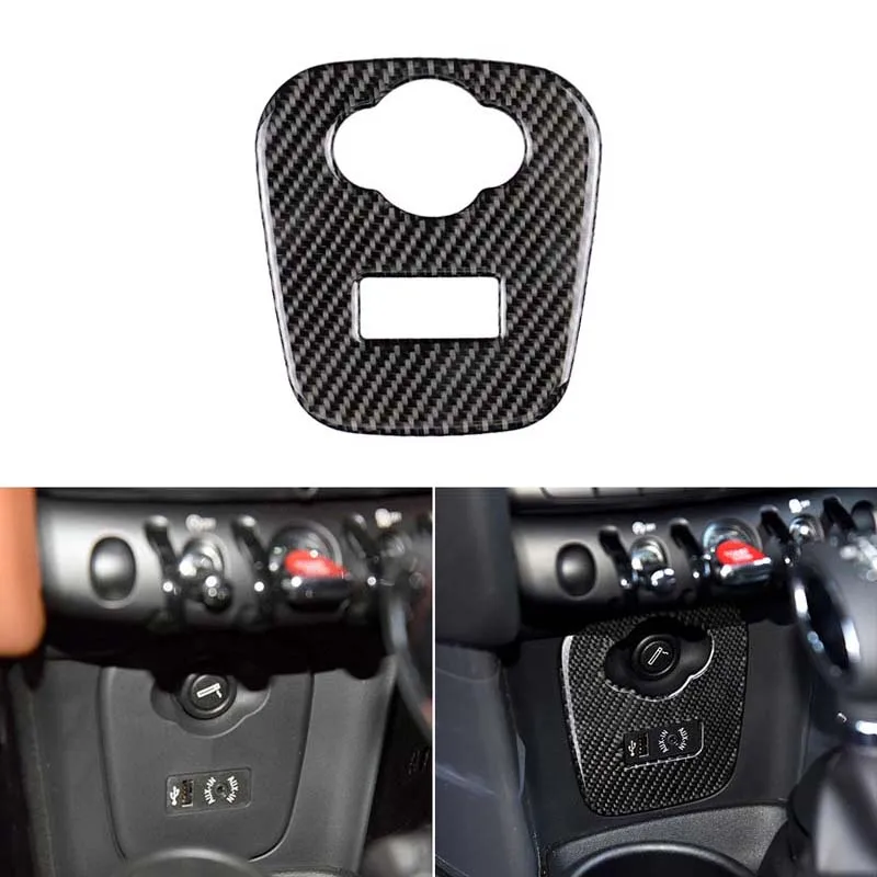 Car Carbon Fiber Cigarette Lighter Device Panel Trim Fit For Mini Cooper Countryman clubman F55 F56 F60
Car Carbon Fiber Cigarette Lighter Device Panel Trim Fit For Mini Cooper Countryman clubman F55 F56 F60