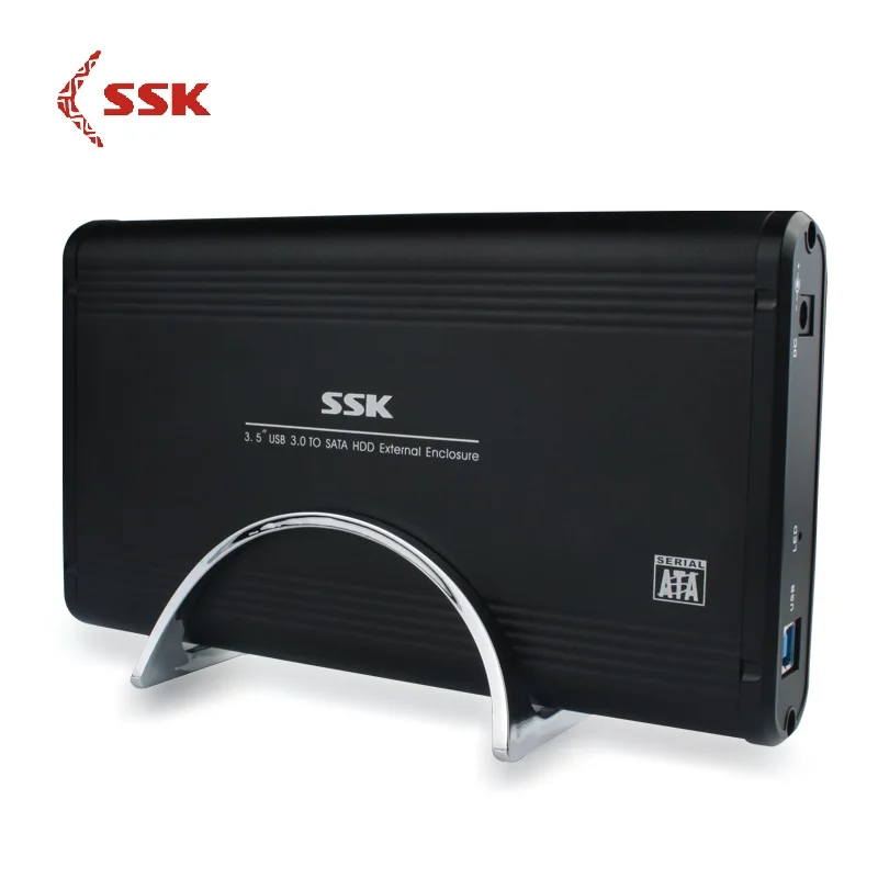 SSK HE-G130 SATA HDD Enclosure USB 3.0 To SATA HDD Case External Hard Drive Box 3.5 Inch Hard Drive Case Aluminum Alloy
SSK HE-G130 SATA HDD Enclosure USB 3.0 To SATA HDD Case External Hard Drive Box 3.5 Inch Hard Drive Case Aluminum Alloy