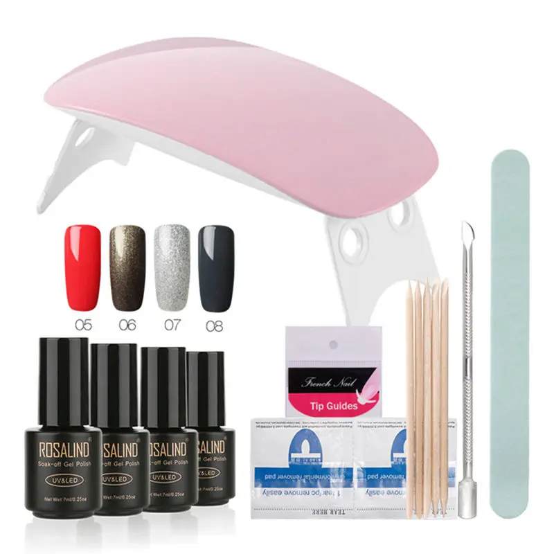 ROSALIND 12Pcs/Lot SUNmini UV Lamp Beigner Practice Nail Art Tools DIY Nail Design UV Nail Manicure Kit Any 4 Colors Gel In Set
ROSALIND 12Pcs/Lot SUNmini UV Lamp Beigner Practice Nail Art Tools DIY Nail Design UV Nail Manicure Kit Any 4 Colors Gel In Set