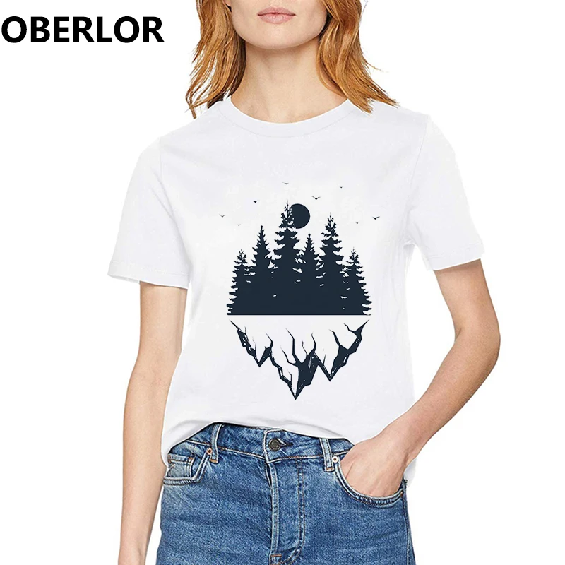 OBERLOR Camisetas Verano Mujer 2019 Tshirt Fashion Cartoon Reflection of The Tree Printed Womens T Shirt Tops Harajuku Shirt
OBERLOR Camisetas Verano Mujer 2019 Tshirt Fashion Cartoon Reflection of The Tree Printed Womens T Shirt Tops Harajuku Shirt