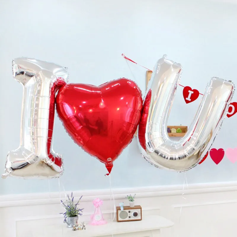 Wedding Decoration Balloons large letters red heart Foil Balloons Air ballons Inflatable mariage event & Party Supplies
Wedding Decoration Balloons large letters red heart Foil Balloons Air ballons Inflatable mariage event & Party Supplies