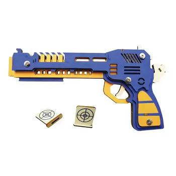 Wooden Rubber Band Shooting Toy 3D Model 3D Puzzle DIY Handmade Toys With Targets Educational Safe Shooter Toy
Wooden Rubber Band Shooting Toy 3D Model 3D Puzzle DIY Handmade Toys With Targets Educational Safe Shooter Toy