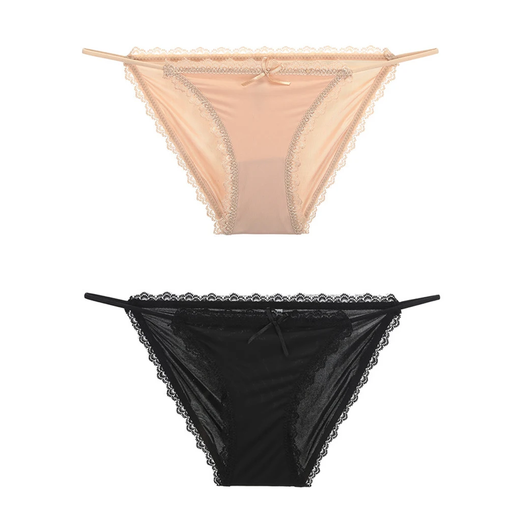Women's Underwear Underpants Breathable Briefs Low-rise Polyester Shorts Lace Woman Sexy Panties Female Underwear Black Beige
Women's Underwear Underpants Breathable Briefs Low-rise Polyester Shorts Lace Woman Sexy Panties Female Underwear Black Beige