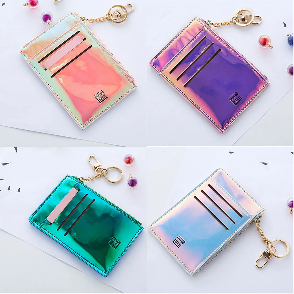 New Coin Purse women Fashion Solid Color laser bag Key Card Multifunction Mini Wallet Case Holder Purse Bag Credit Card Case
New Coin Purse women Fashion Solid Color laser bag Key Card Multifunction Mini Wallet Case Holder Purse Bag Credit Card Case