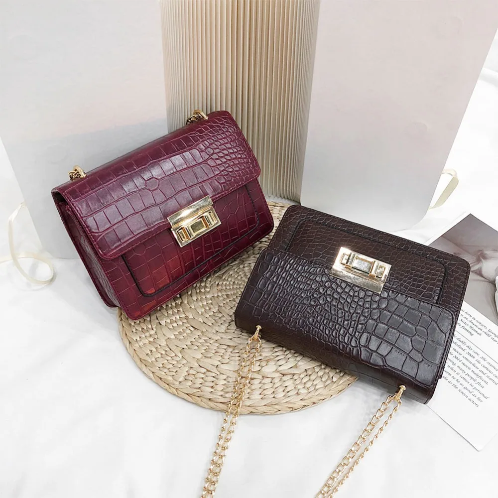 Stone Pattern Crossbody Bags For Women 2019 Fashion Small Solid Colors Shoulder Bag Retro Chain Flap Female Handbags and Purses
Stone Pattern Crossbody Bags For Women 2019 Fashion Small Solid Colors Shoulder Bag Retro Chain Flap Female Handbags and Purses