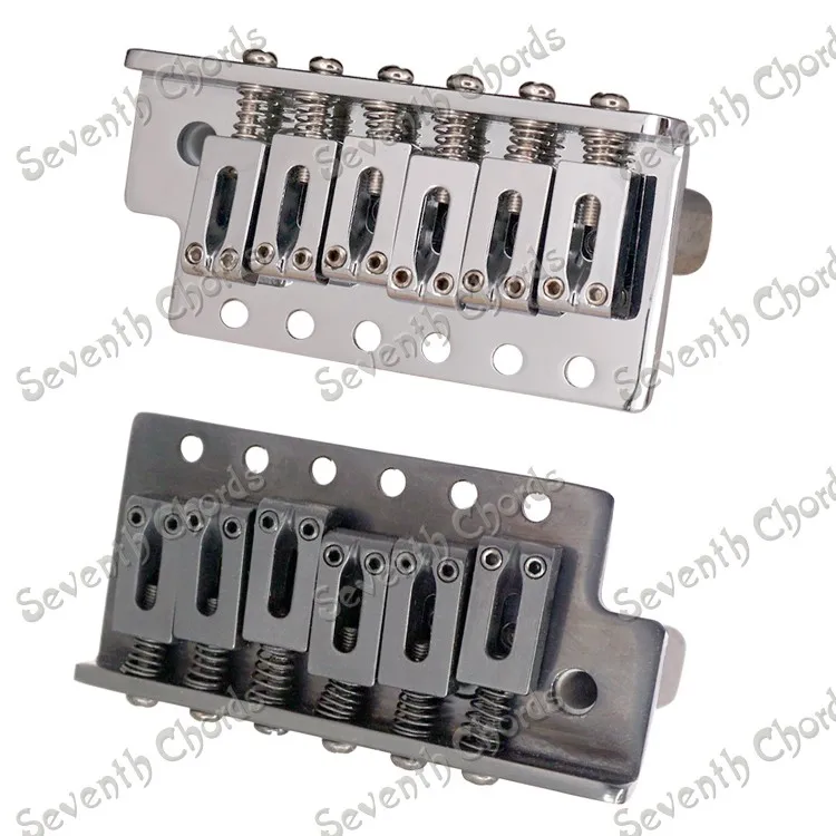 A Set Thickened Base 6 String Saddle Single Tremolo Bridge System for Electric Guitar / Chrome - Black for choose
A Set Thickened Base 6 String Saddle Single Tremolo Bridge System for Electric Guitar / Chrome - Black for choose