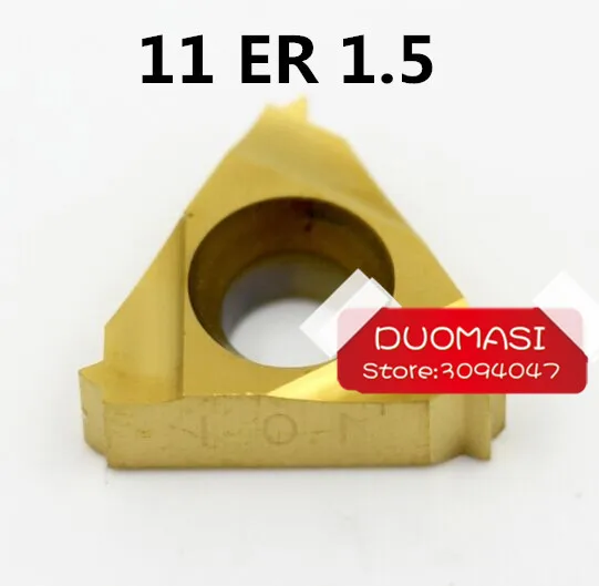 Free Shipping 10pcs 11 ER 1.5ISO External Indexable Tungsten Carbide Threading Lathe Inserts for SER Threaded Lathe Holder
Free Shipping 10pcs 11 ER 1.5ISO External Indexable Tungsten Carbide Threading Lathe Inserts for SER Threaded Lathe Holder