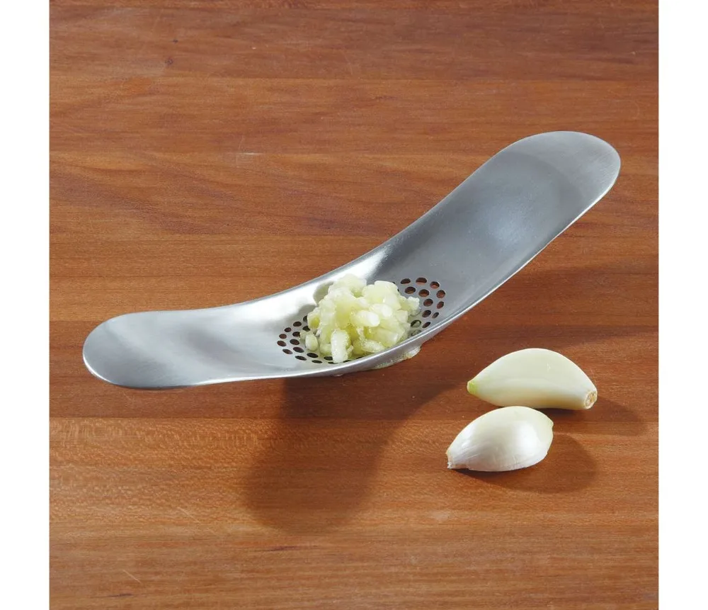 Hot Stainless Steel Garlic Presser Quickly Pressing and Mince Garlics Crusher Chopper Rocking Motion Easy Use Clean Garlic Press
Hot Stainless Steel Garlic Presser Quickly Pressing and Mince Garlics Crusher Chopper Rocking Motion Easy Use Clean Garlic Press
