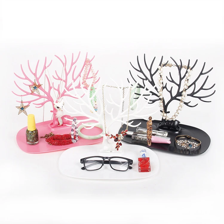 Antler Shaped Jewelry Box Plastic Makeup Organizer Creative Cosmetic Organizer Ring Lipstick Rack Necklace Display Organizer
Antler Shaped Jewelry Box Plastic Makeup Organizer Creative Cosmetic Organizer Ring Lipstick Rack Necklace Display Organizer