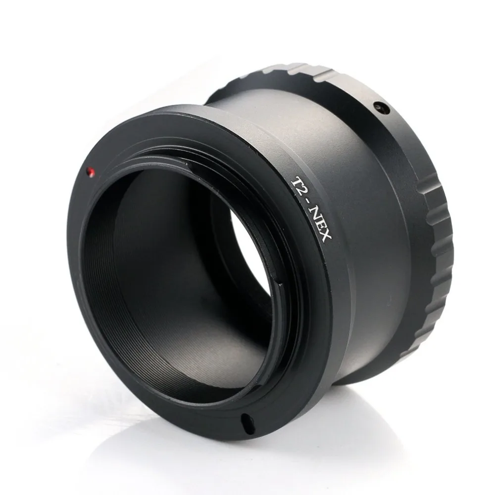 

Ring Lens Adapter T2 T Lens to for Sony E-mount Adapter Ring NEX-7 3N 5N A7 A7R II A6300 A6000 T2-NEX Cameras High Performance