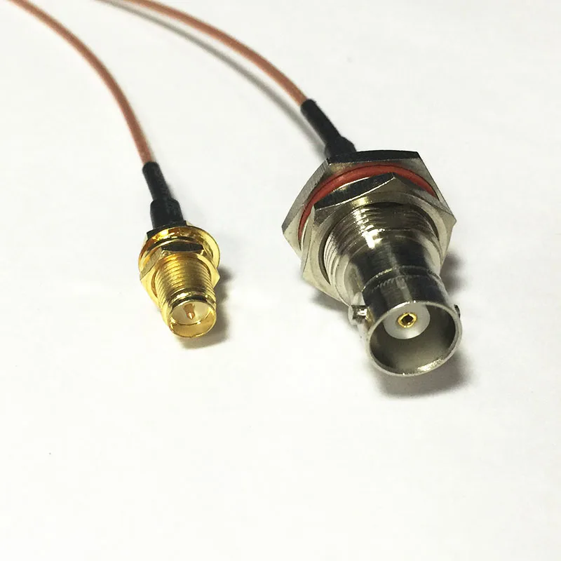 WIFI antenna adapter RP SMA female switch BNC female bulkhead jumper cable RG178 15cm wholesale
WIFI antenna adapter RP SMA female switch BNC female bulkhead jumper cable RG178 15cm wholesale