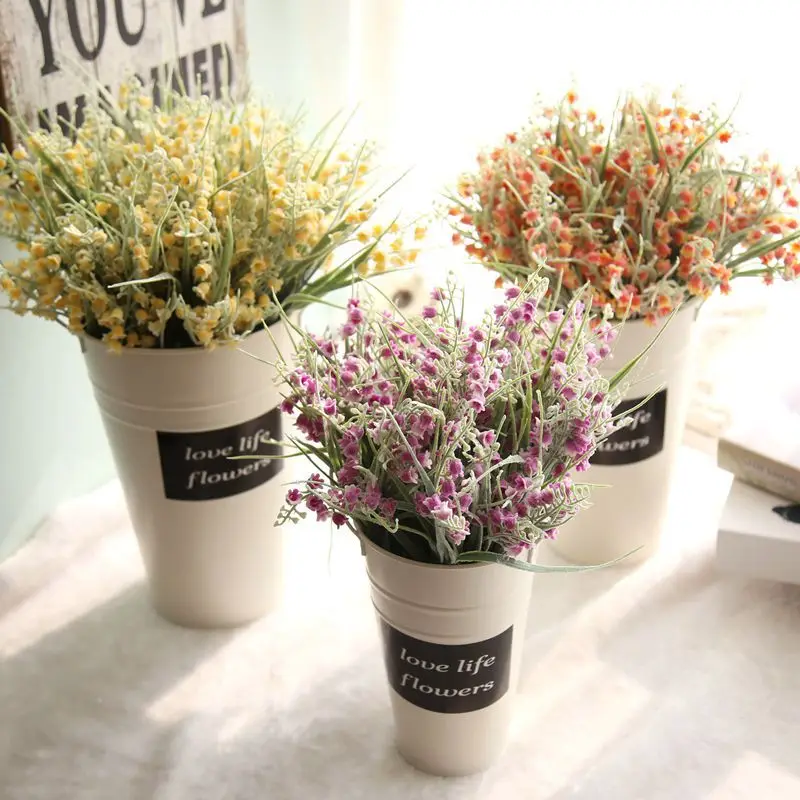 1Bunch Artifical Flower lily of the valley Bouquet Flocking Plastic Rural Country Style Wedding Party Home Decorative BQ007
1Bunch Artifical Flower lily of the valley Bouquet Flocking Plastic Rural Country Style Wedding Party Home Decorative BQ007
