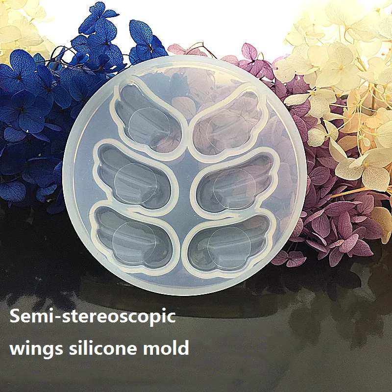 1 piecec six-Angel Wings Silicone Mold DIY Jewelry Resin Casting Mould Craft Tool Decoration Tool
1 piecec six-Angel Wings Silicone Mold DIY Jewelry Resin Casting Mould Craft Tool Decoration Tool