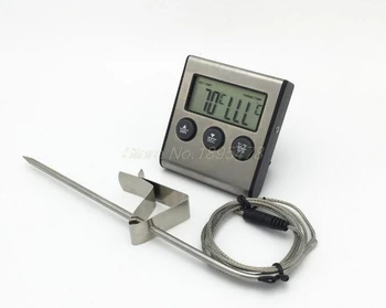 50PCS Digital Oven Thermometer Kitchen Food Cooking Grilling Meat BBQ Thermometer and Timer Water Milk Wine Liquid Temperature
50PCS Digital Oven Thermometer Kitchen Food Cooking Grilling Meat BBQ Thermometer and Timer Water Milk Wine Liquid Temperature