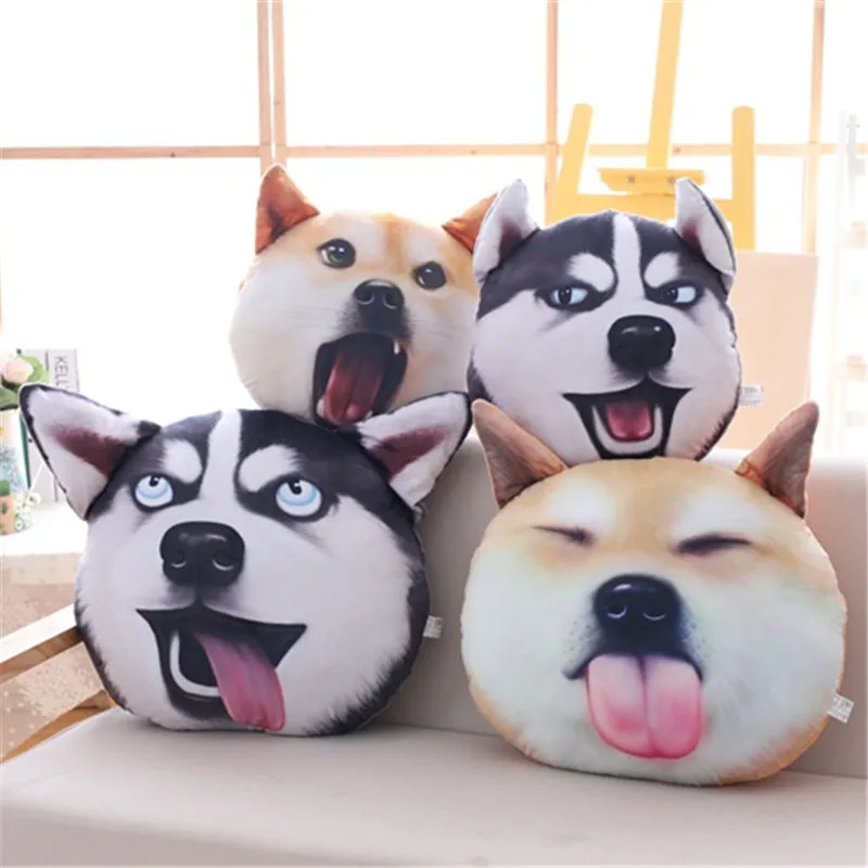 3D Printed Funny Dog Face Emoji Pillow Husky Akita Dog Stick Tongue Make Face Pillow Funky Plush Cushion Gift Home Decor 38CM
3D Printed Funny Dog Face Emoji Pillow Husky Akita Dog Stick Tongue Make Face Pillow Funky Plush Cushion Gift Home Decor 38CM