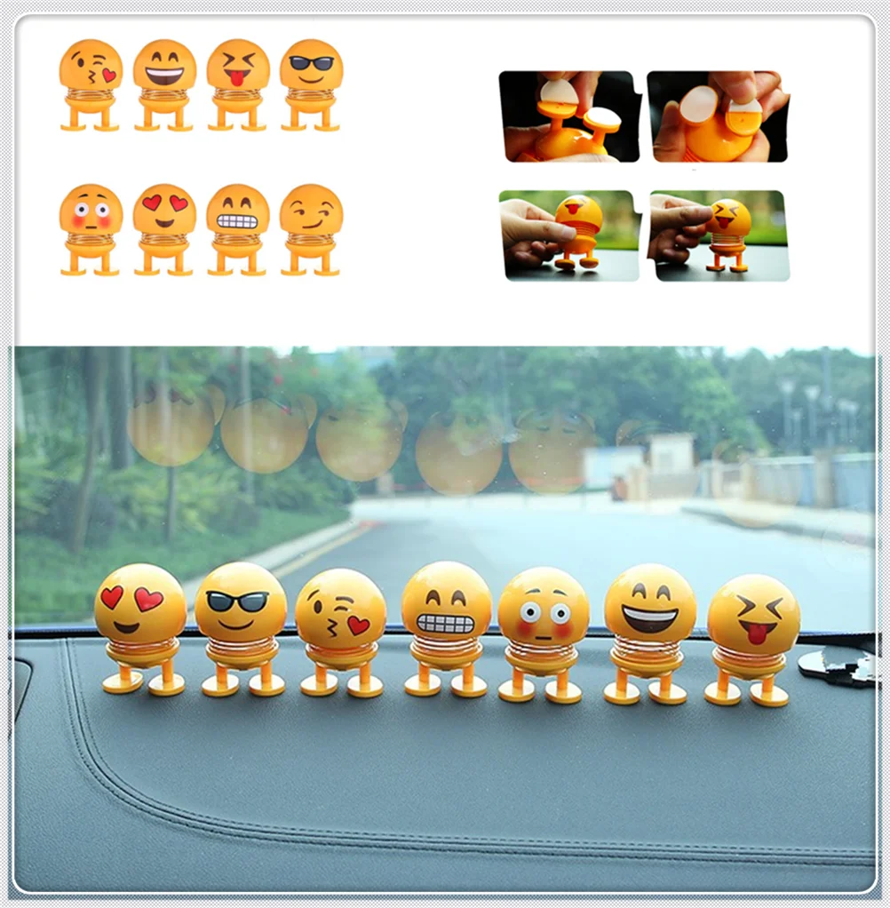 Car styling home spring shaking head funny expression accessories for Fiat 500X Argo 500L 124 Tipo Qubo Panda Mobi
Car styling home spring shaking head funny expression accessories for Fiat 500X Argo 500L 124 Tipo Qubo Panda Mobi