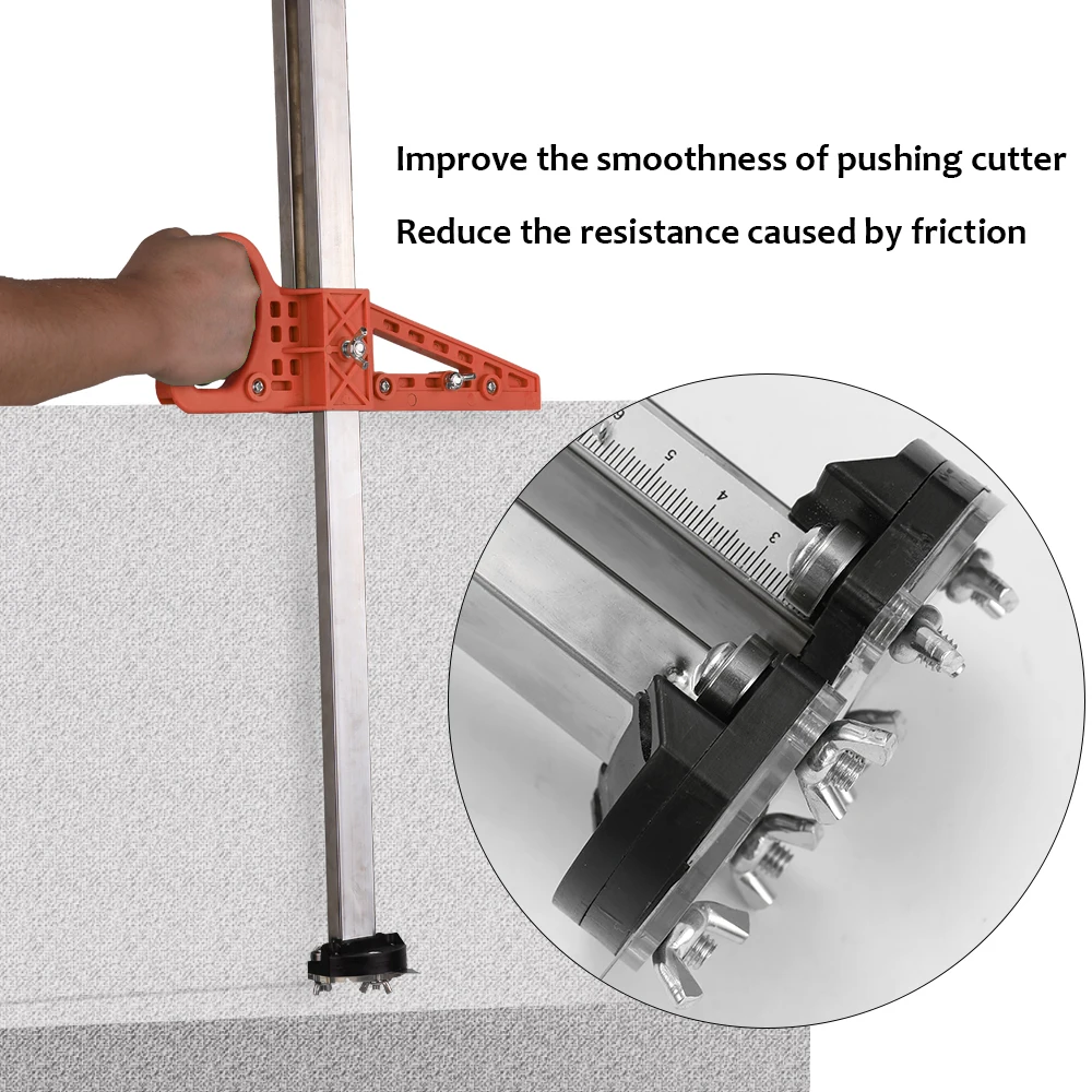 KKMOON Stainless Steel Manual Gypsum Board Cutting Artifact Roller Type Hand Push Drywall Cutting Tool with Double Blade
KKMOON Stainless Steel Manual Gypsum Board Cutting Artifact Roller Type Hand Push Drywall Cutting Tool with Double Blade