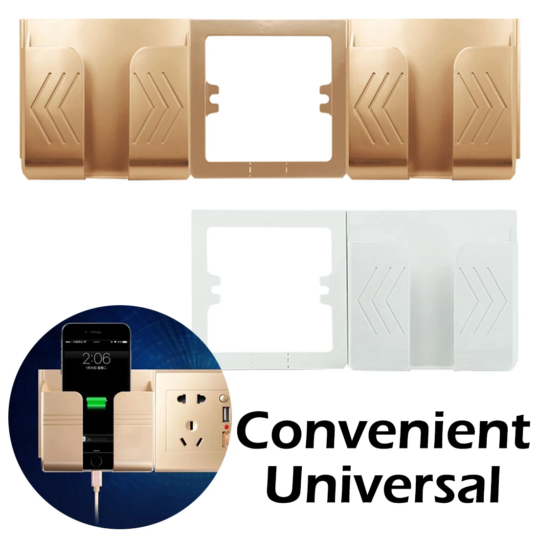 Dual USB Socket Power Outlet Socket With EU Plug 2A Wall Charger Adapter Electric Wall Charger Adapter Charging USB Gold/White
Dual USB Socket Power Outlet Socket With EU Plug 2A Wall Charger Adapter Electric Wall Charger Adapter Charging USB Gold/White