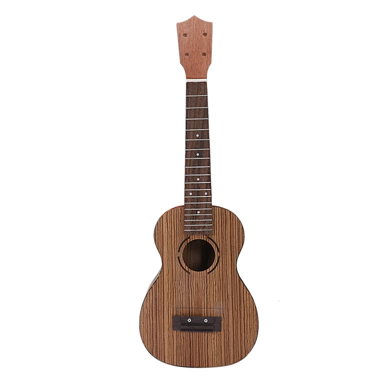 

Concert Ukulele Diy Kit 23 Inch Zebrawood4 Strings Hawaiian Guitar For Handwork Painting Perfect Parents-Child Campaign