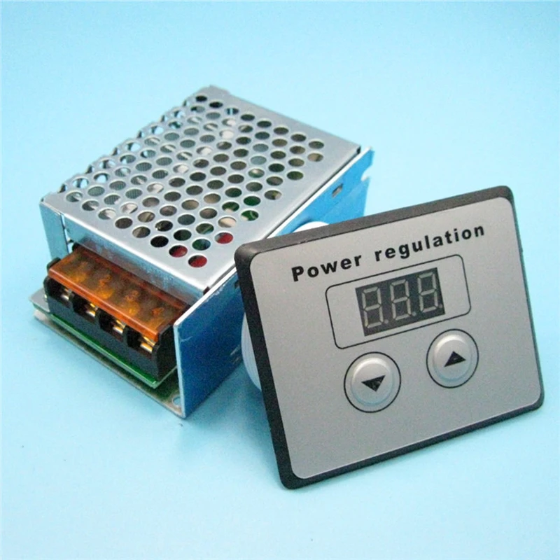 4000W 220V High Power Silicon Controlled Electronic Digital Voltage motor Regulator Dimming Speed Controller Attemperation
4000W 220V High Power Silicon Controlled Electronic Digital Voltage motor Regulator Dimming Speed Controller Attemperation